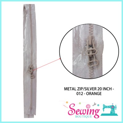 ZIP - DOUBLE-HEAD CLOSED PLASTIC ZIP (65CM)